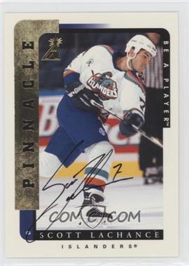 1996-97 Pinnacle Be A Player - [Base] - Autographs #27 - Scott Lachance