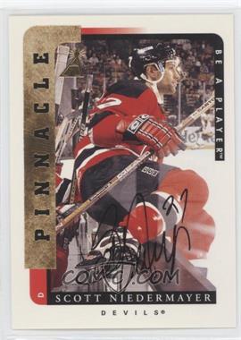 1996-97 Pinnacle Be A Player - [Base] - Autographs #59 - Scott Niedermayer