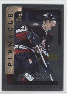 1996-97 Pinnacle Be A Player - [Base] - Silver Autographs #133 - Norm Maciver [Noted]