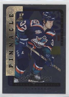 1996-97 Pinnacle Be A Player - [Base] - Silver Autographs #98 - Niklas Andersson [EX to NM]