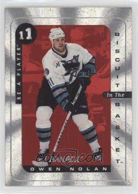 1996-97 Pinnacle Be A Player - Biscuit in the Basket #25 - Owen Nolan