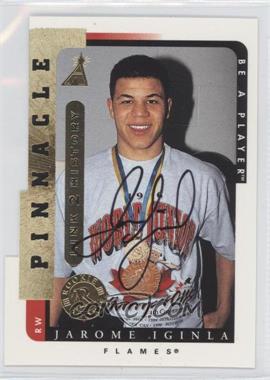 1996-97 Pinnacle Be A Player - Link 2 History - Autographs #LTH-1A - Jarome Iginla