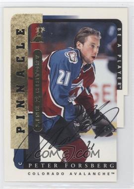 1996-97 Pinnacle Be A Player - Link 2 History - Autographs #LTH-2B - Peter Forsberg