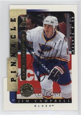 1996-97 Pinnacle Be A Player - Link 2 History - Autographs #LTH-7A - Jim Campbell