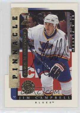 1996-97 Pinnacle Be A Player - Link 2 History - Autographs #LTH-7A - Jim Campbell