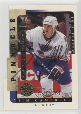 1996-97 Pinnacle Be A Player - Link 2 History - Autographs #LTH-7A - Jim Campbell
