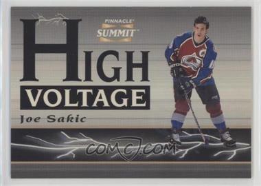 1996-97 Pinnacle Summit - High Voltage - Mirage Sample #2 - Joe Sakic /600