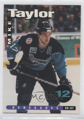 1996-97 Richmond Renegades Team Issue - [Base] #_MITA - Mike Taylor