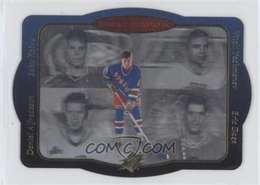 1996-97 SPx - Great Futures #GF1 - Saku Koivu, Vitali Yachmenev, Daniel Alfredsson, Eric Daze, Wayne Gretzky