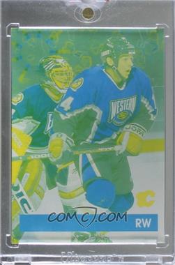 1996-97 Topps Stadium Club - Members Only - Topps Vault Proof Cyan/Yellow #7 - Theoren Fleury /1 [Uncirculated]