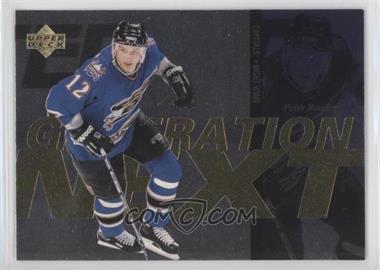 1996-97 Upper Deck - Generation Next #X26 - Peter Bondra, Petr Sykora