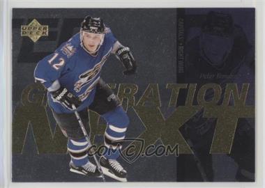 1996-97 Upper Deck - Generation Next #X26 - Peter Bondra, Petr Sykora