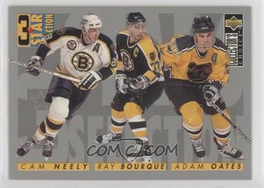 1996-97 Upper Deck Collector's Choice - [Base] #310 - 3 Star Selection - Cam Neely, Ray Bourque, Adam Oates [EX to NM]