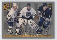 3 Star Selection - Brendan Shanahan, Sean Burke, Geoff Sanderson [EX to&nb…