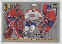 3 Star Selection - Jocelyn Thibault, Saku Koivu, Pierre Turgeon [EX to&nbs…