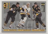 3 Star Selection - Ron Francis, Petr Nedved, Jaromir Jagr [EX to NM]