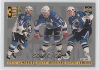 3 Star Selection - Eric Lindros, Mark Messier, Mario Lemieux [EX to N…