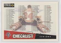 Checklist (John Vanbiesbrouck)