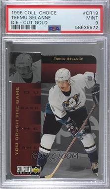 1996-97 Upper Deck Collector's Choice - You Crash the Game - Prizes Gold #CR19 - Teemu Selanne [PSA 9 MINT]