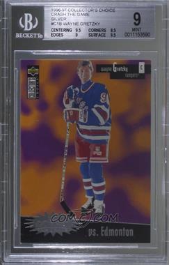1996-97 Upper Deck Collector's Choice - You Crash the Game #C1.2 - Wayne Gretzky (vs. Edmonton) [BGS 9 MINT]