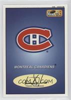 Montreal Canadiens Logo/Checklist (Vincent Damphousse)