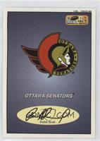 Ottawa Senators Logo/Checklist (Radek Bonk)