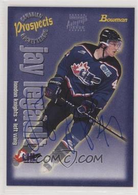 1997-98 Bowman CHL - Autographs #148 - Jay Legault