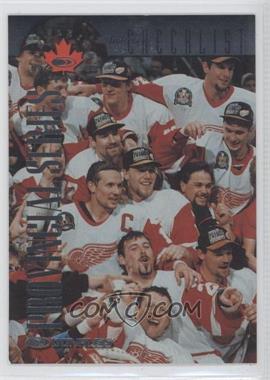 1997-98 Donruss Canadian Ice - [Base] - Provincial Series #150 - Detroit Red Wings Team /750