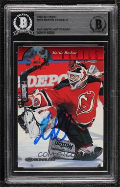 1997-98 Donruss Canadian Ice - [Base] #42 - Martin Brodeur [BAS BGS Authentic]