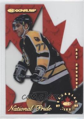 1997-98 Donruss Canadian Ice - National Pride Die-Cut #11 - Ray Bourque /1997