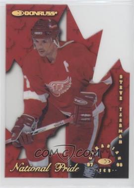 1997-98 Donruss Canadian Ice - National Pride Die-Cut #4 - Steve Yzerman /1997