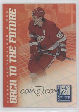 1997-98 Donruss Elite - Back to the Future #5 - Sergei Fedorov, Peter Forsberg /1500