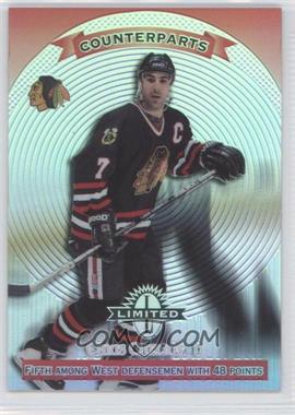 1997-98 Donruss Limited - [Base] - Limited Exposure #166 - Counterparts - Chris Chelios, Scott Lachance