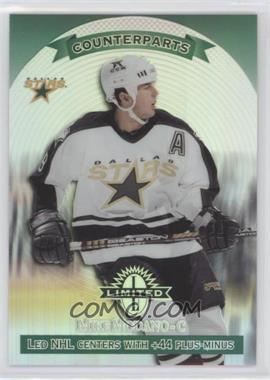 1997-98 Donruss Limited - [Base] - Limited Exposure #19 - Counterparts - Mike Modano, Trevor Linden