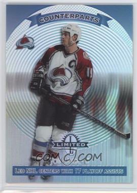 1997-98 Donruss Limited - [Base] - Limited Exposure #36 - Counterparts - Joe Sakic, Bernie Nicholls