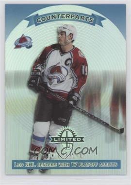 1997-98 Donruss Limited - [Base] - Limited Exposure #36 - Counterparts - Joe Sakic, Bernie Nicholls