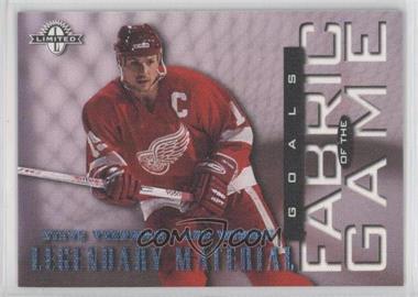 1997-98 Donruss Limited - Fabric of the Game #70 - Steve Yzerman /100