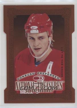 1997-98 Donruss Preferred - [Base] - Cut to the Chase #165 - National Treasures Bronze - Sergei Fedorov