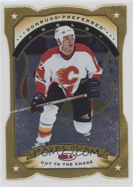 1997-98 Donruss Preferred - [Base] - Cut to the Chase #17 - Gold - Jarome Iginla