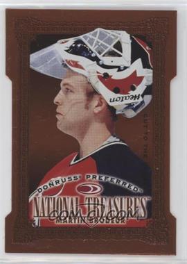 1997-98 Donruss Preferred - [Base] - Cut to the Chase #185 - National Treasures Bronze - Martin Brodeur