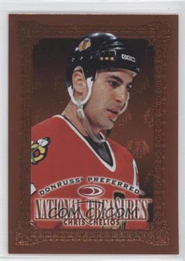 1997-98 Donruss Preferred - [Base] #171 - National Treasures Bronze - Chris Chelios