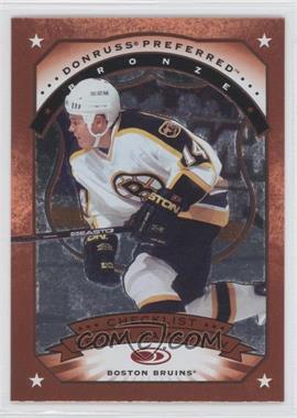 1997-98 Donruss Preferred - [Base] #195 - Checklist Bronze - Sergei Samsonov