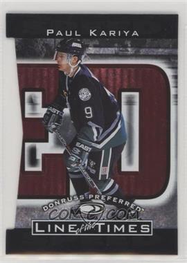 1997-98 Donruss Preferred - Line of the Times #4-C - Paul Kariya /2500