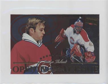 1997-98 Donruss Priority - Postcards - Opening Day Issue #21 - Jocelyn Thibault /1000