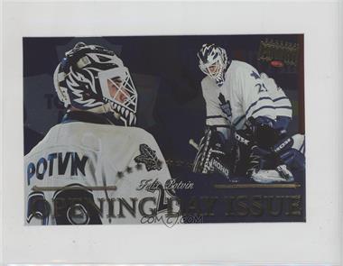 1997-98 Donruss Priority - Postcards - Opening Day Issue #25 - Felix Potvin /1000