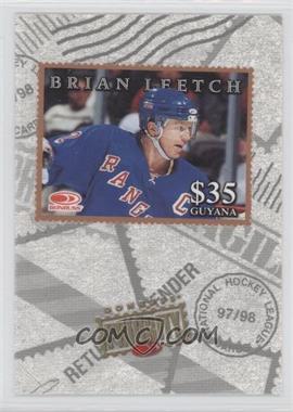 1997-98 Donruss Priority - Stamps - Bronze #_BRLE - Brian Leetch