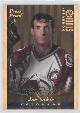 1997-98 Donruss Studio - [Base] - Gold Press Proof #23 - Joe Sakic /250