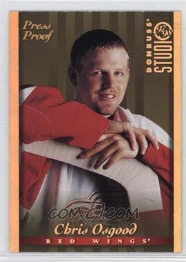 1997-98 Donruss Studio - [Base] - Gold Press Proof #87 - Chris Osgood /250