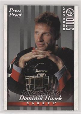 1997-98 Donruss Studio - [Base] - Silver Press Proof #2 - Dominik Hasek /1000