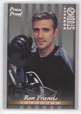 1997-98 Donruss Studio - [Base] - Silver Press Proof #74 - Ron Francis /1000